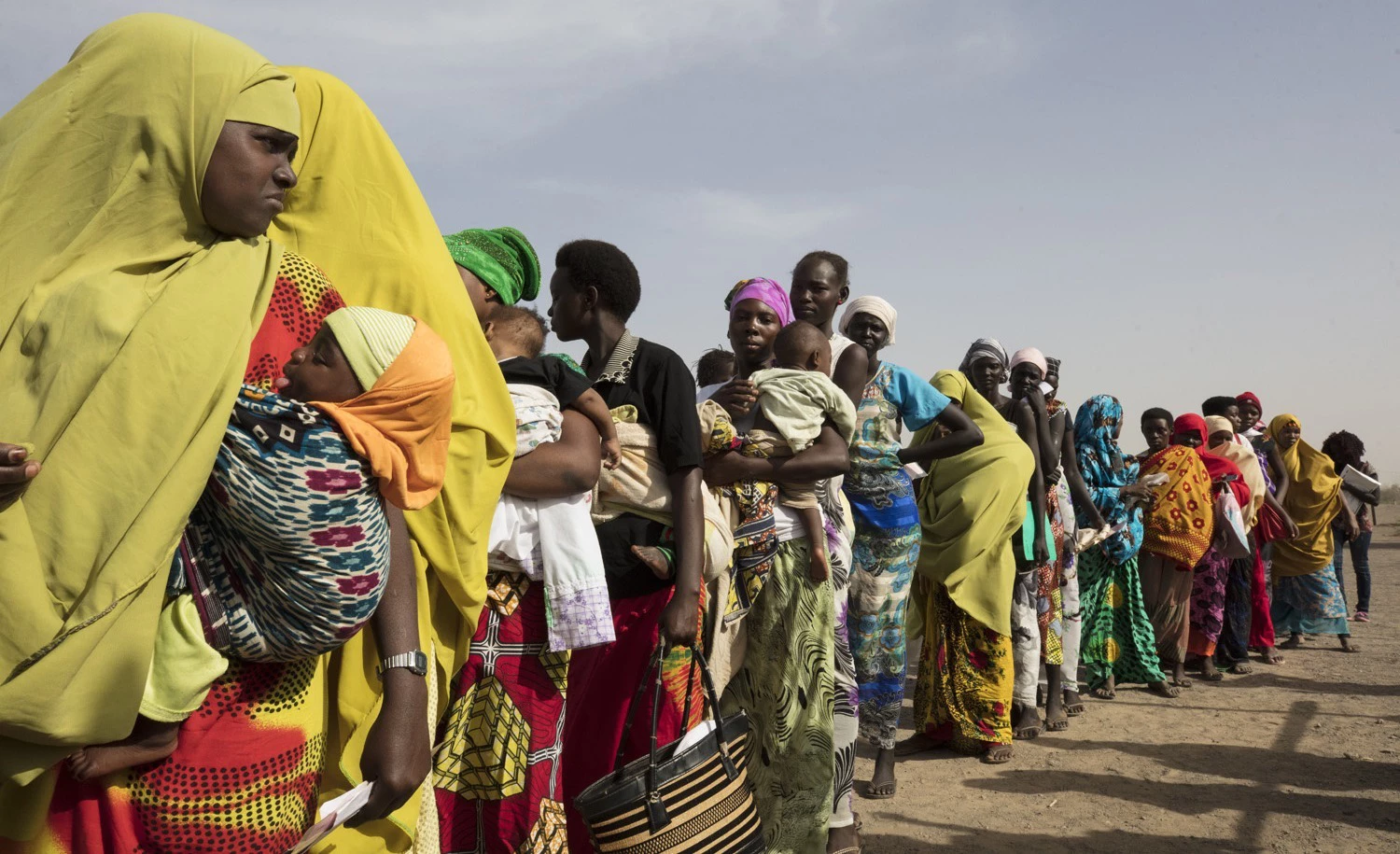 UNHCR helps direct and register refugees into the Kakuma Refugee Camp