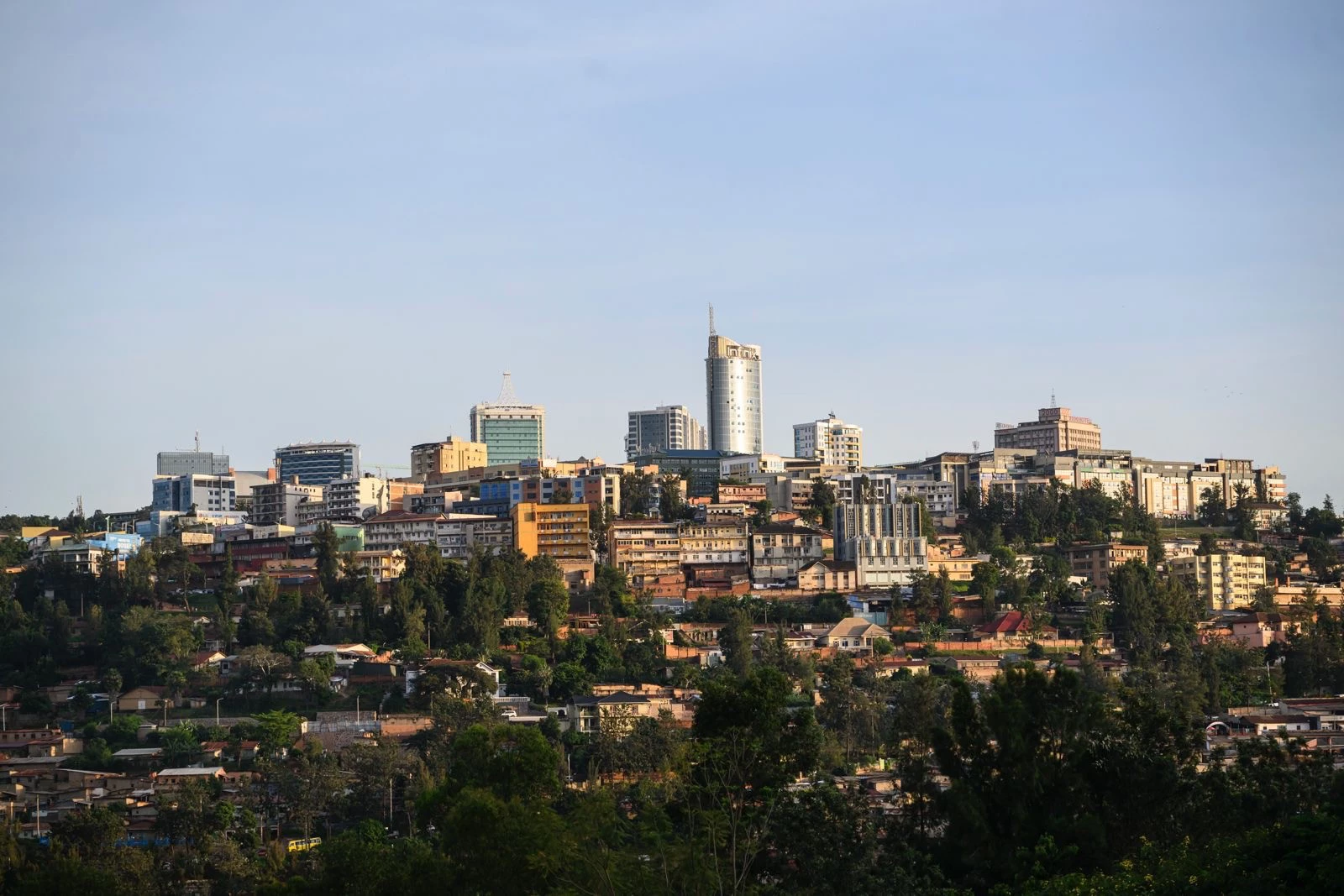 Vue de Kigali, au Rwanda