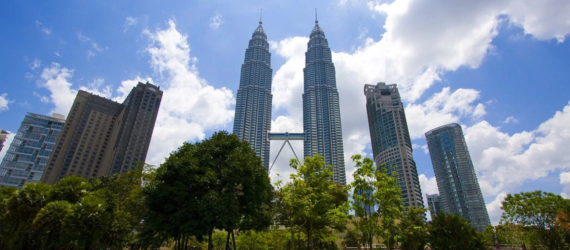 Petronas Twin Towers in Kuala Lumpur, Malaysia