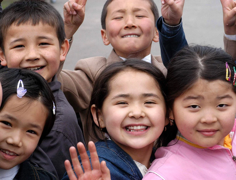 Kazakhstan schoolchildren