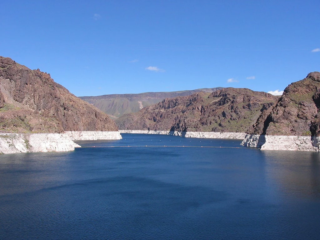 Lake Mead, at Hoover Dam.