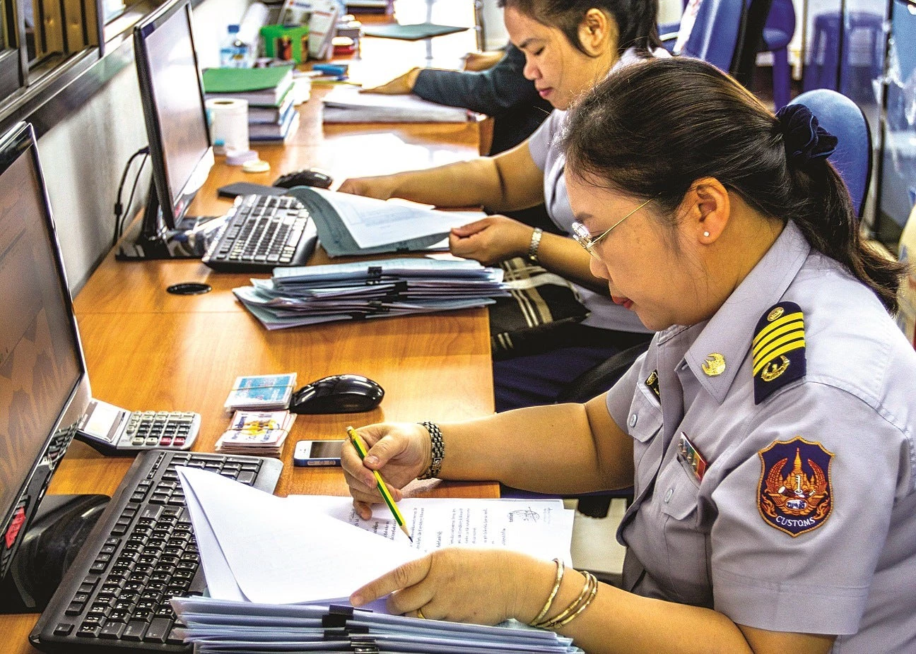 Laos customs office