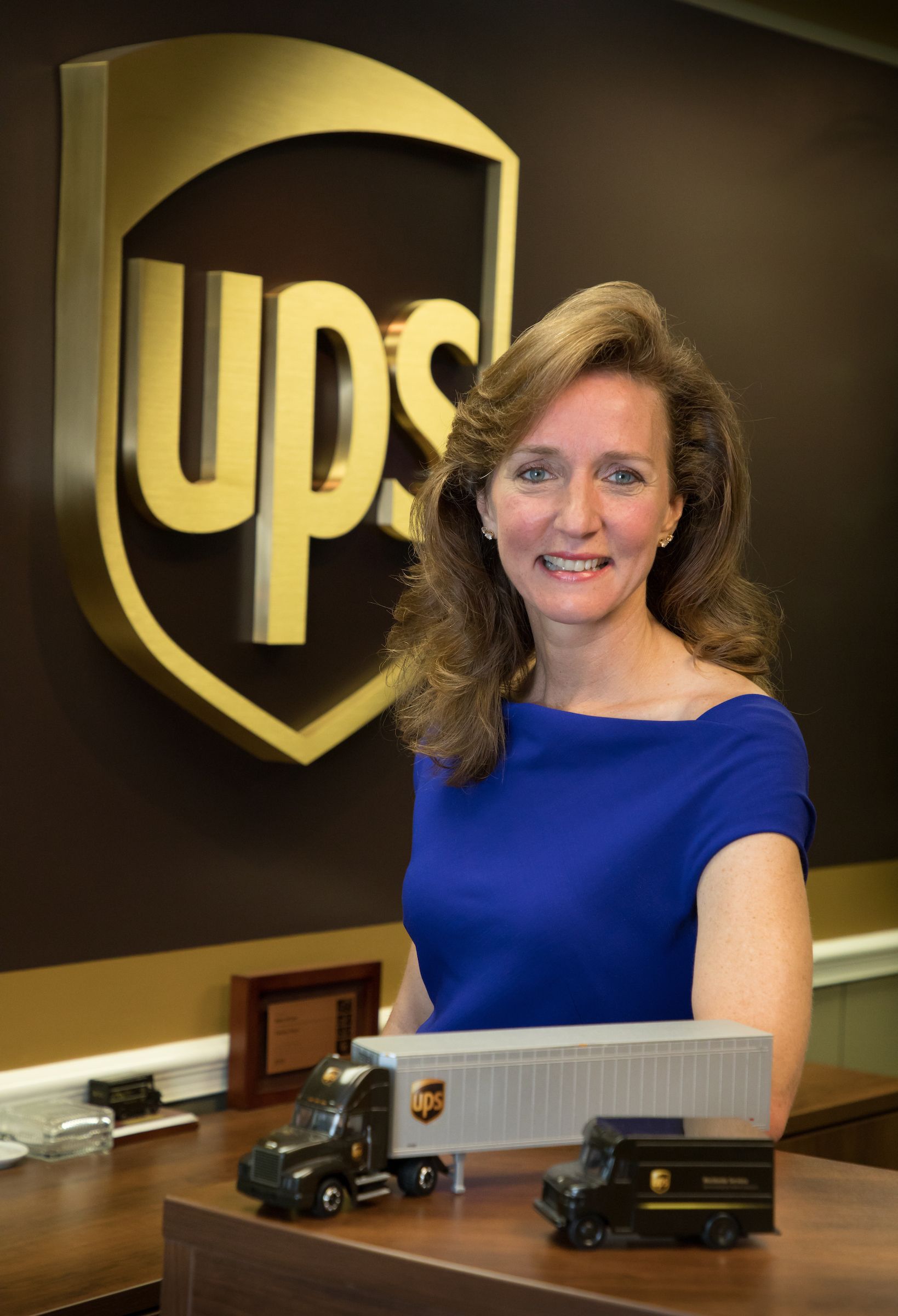 Laura Lane, president of Global Public Affairs, United Parcel Service, photographed at her office in Washington, D.C. Photo by David Bohrer - August 16, 2017.