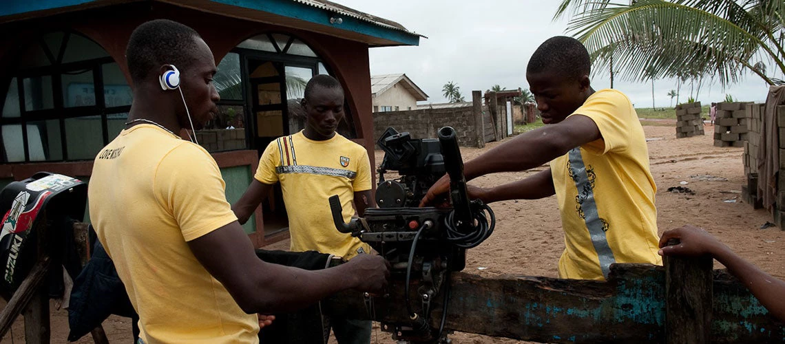 The people in the fishing village of Orimedu (Lagos State) have benefited greatly from Nigeria's Fadama II project.