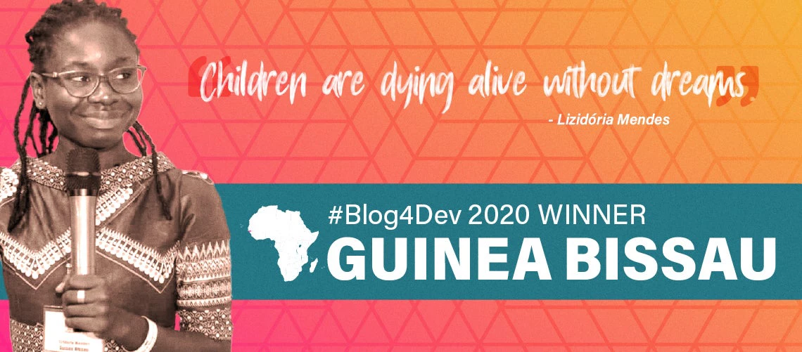 Lizidória Mendes, Blog4Dev winner Guinea-Bissau