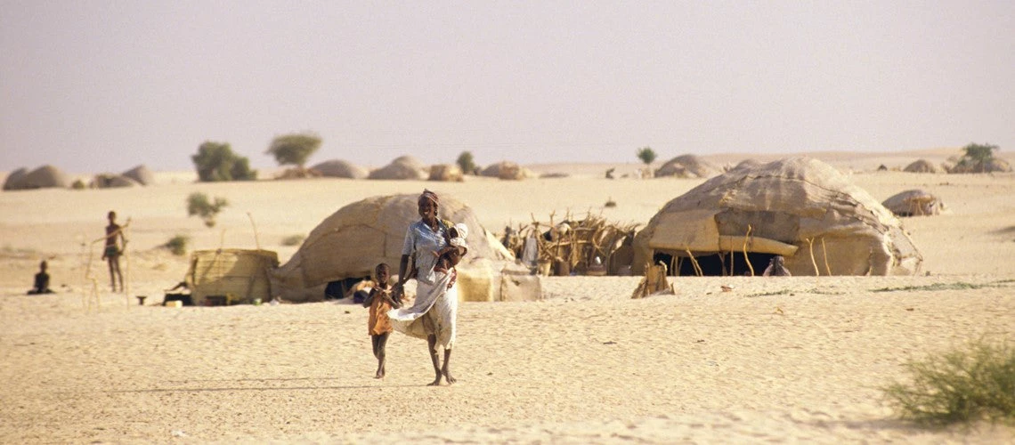 Village in Mali, one of FCV countries.