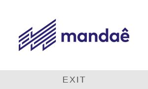 Logo of mandae company. Link to the mandae website.