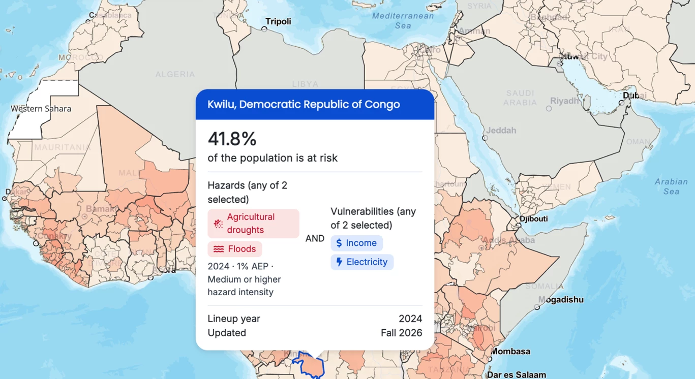 Who is at high risk from climate hazards? A new map to explore exposure and vulnerability