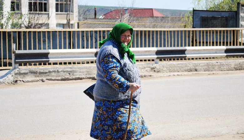 Pensioner in Moldova