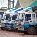 Supply trucks in Lao. Source: World Bank.