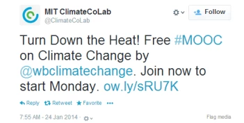 MIT Climate Co Lab Tweet
