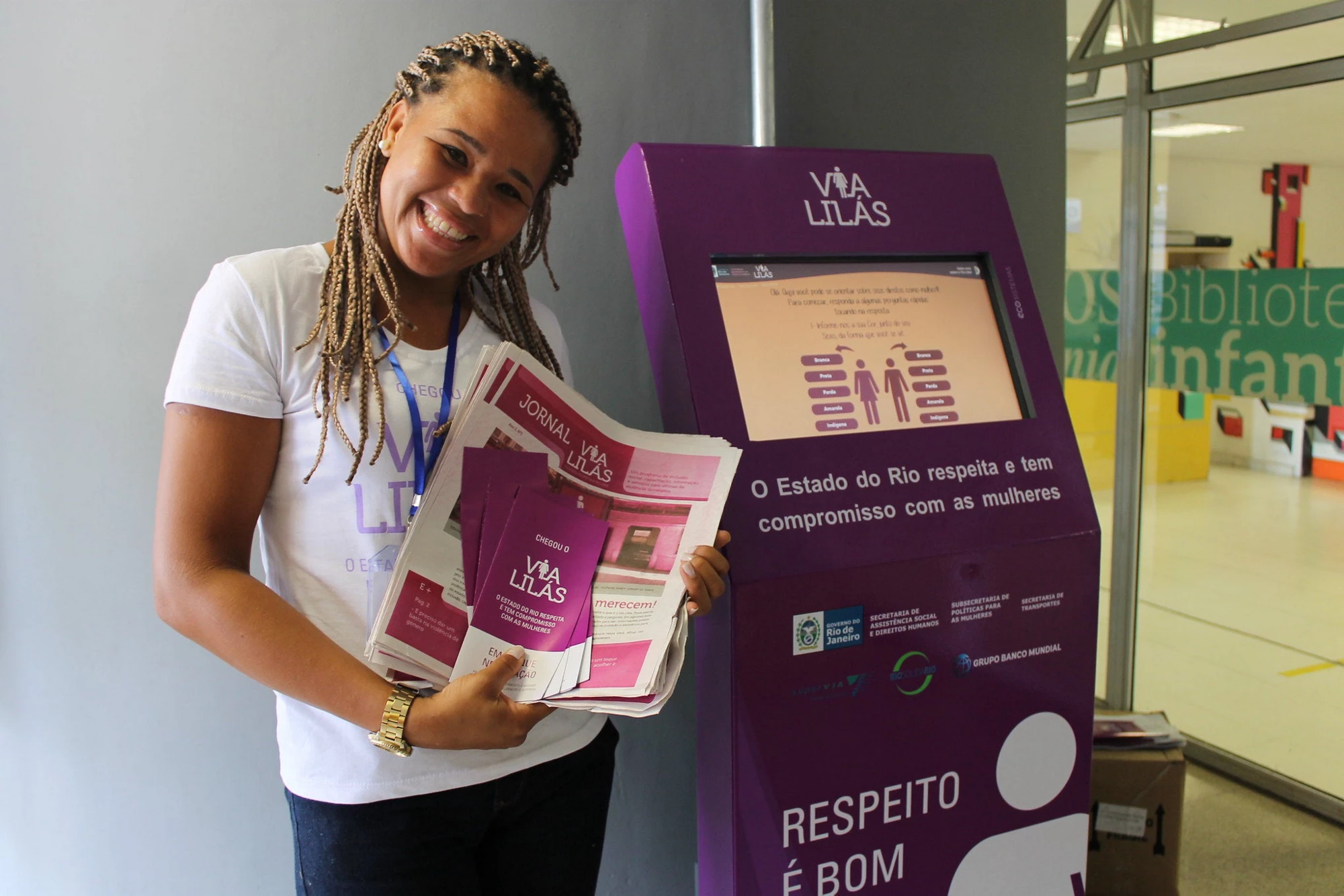 Pro-women campaign in Brazil. Mariana Kaipper Ceratti/World Bank