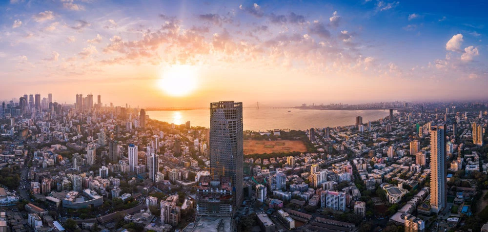 A cityscape of Mumbai