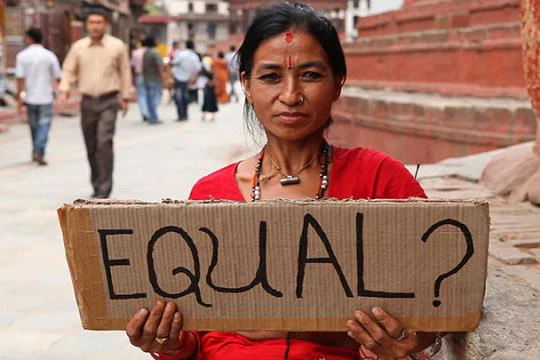 Woman in Nepal