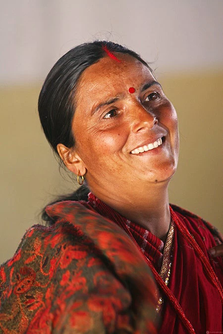 Portrait of a Nepali woman