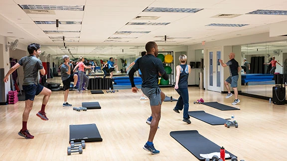 State of the art fitness and wellness center at IFC Headquarters in Washington D.C. Photo: IFC