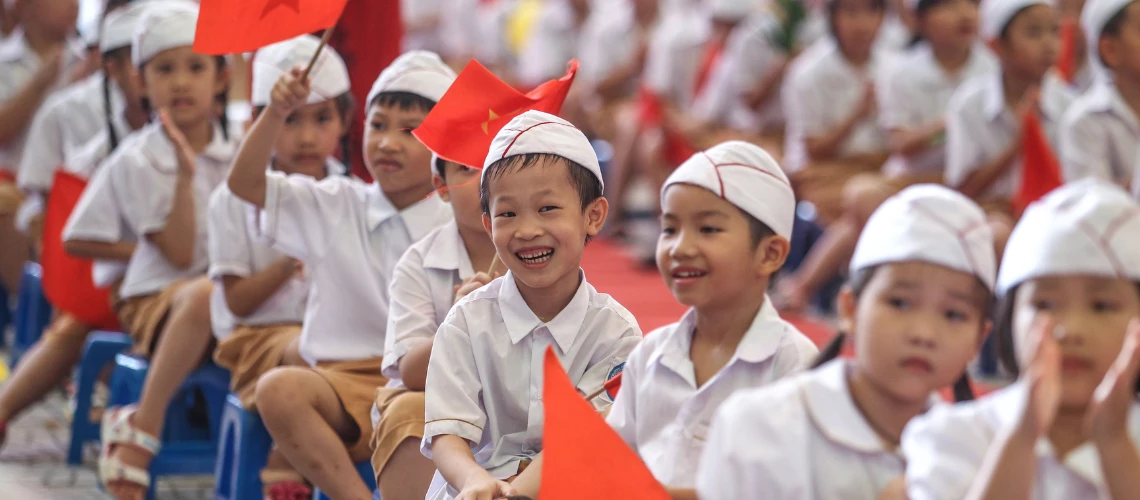 This week, more than 23 million students across Vietnam tuned in to the reverberating sound of beating drums to mark the start of a new school year. 