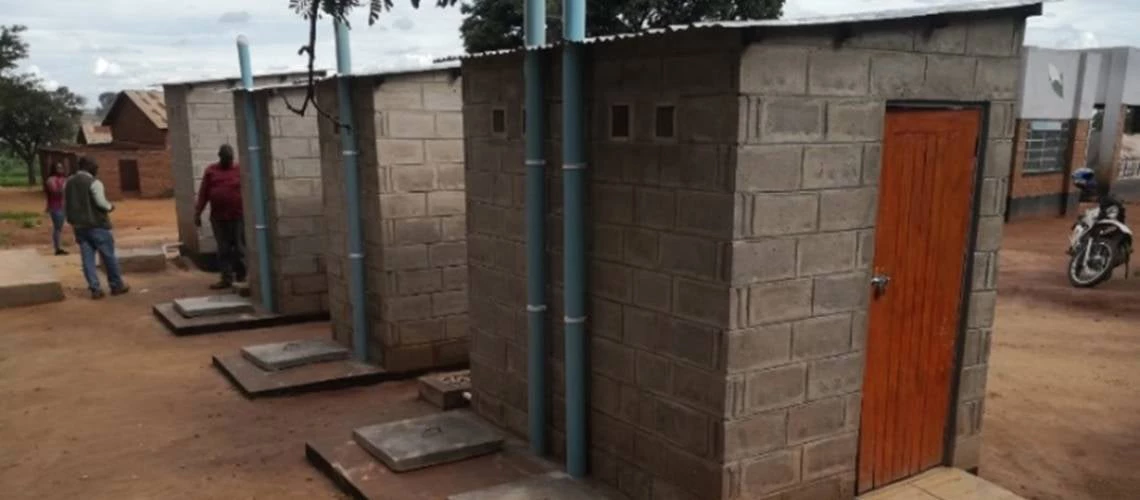 Ngona toilet demonstration site in Lilongwe City, Malawi.