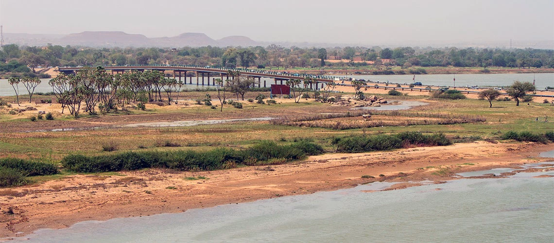 The Niger River in Niamey. (Photo: Sarah Farhat/ The World Bank)