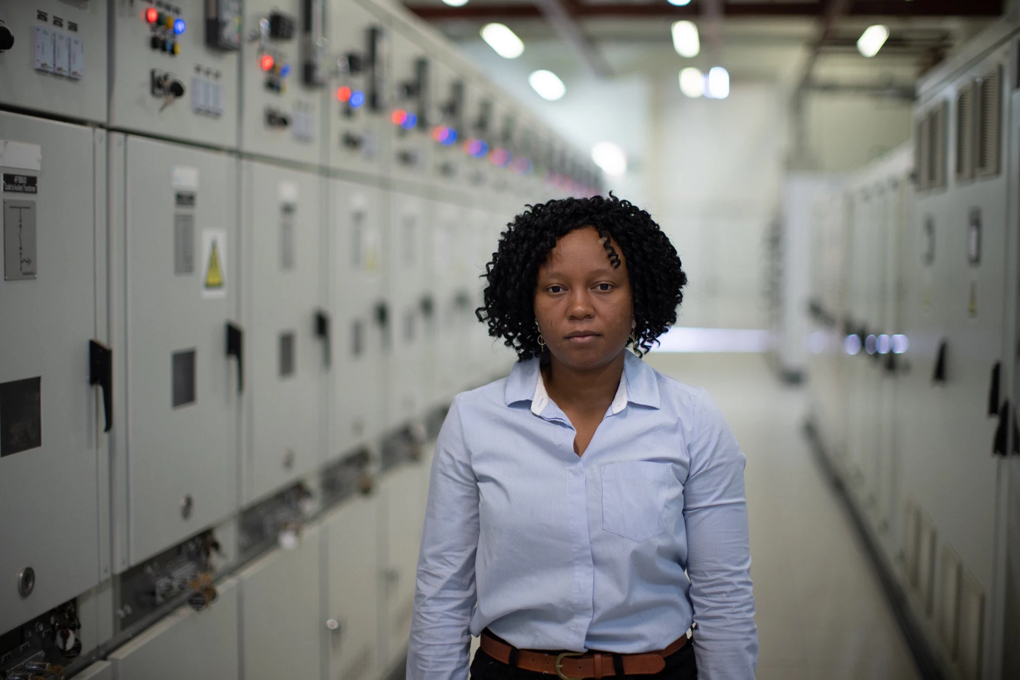 Portrait of Nonjabulo Ngcongo, deputy engineering manager at Xina Solar One