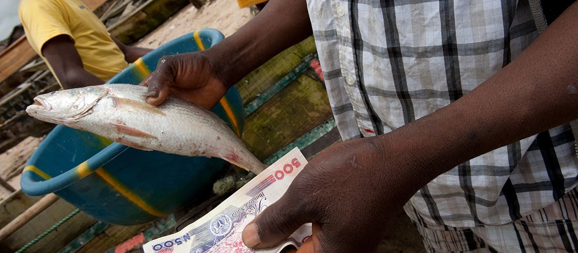 The people in the fishing village of Orimedu (Lagos State) have benefited greatly from Nigeria's Fadama II project. Photo: Arne Hoel / World Bank