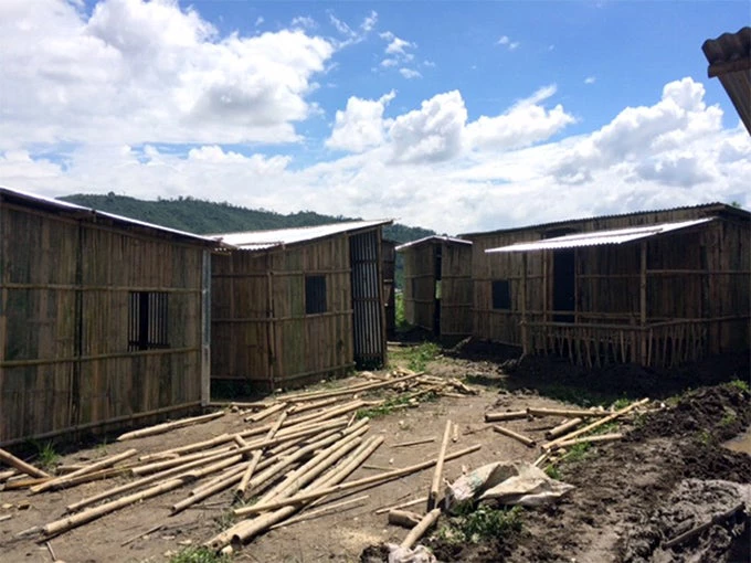 Reconstructed homes after Nepal Earthquake