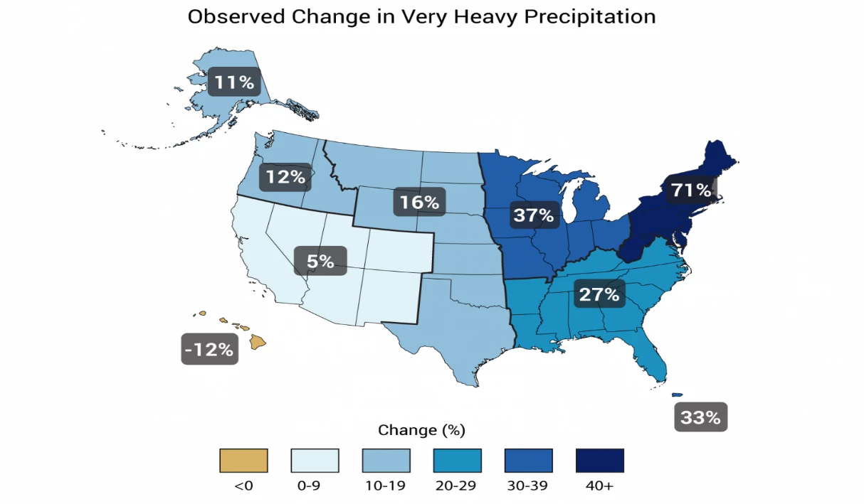 Image by U.S. National Climate Assessment via Washington Post