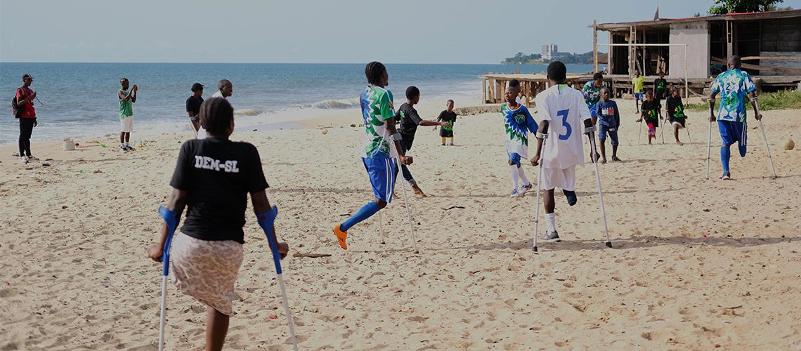 How one amputee’s courage is changing disabled children’s lives across Sierra Leone
