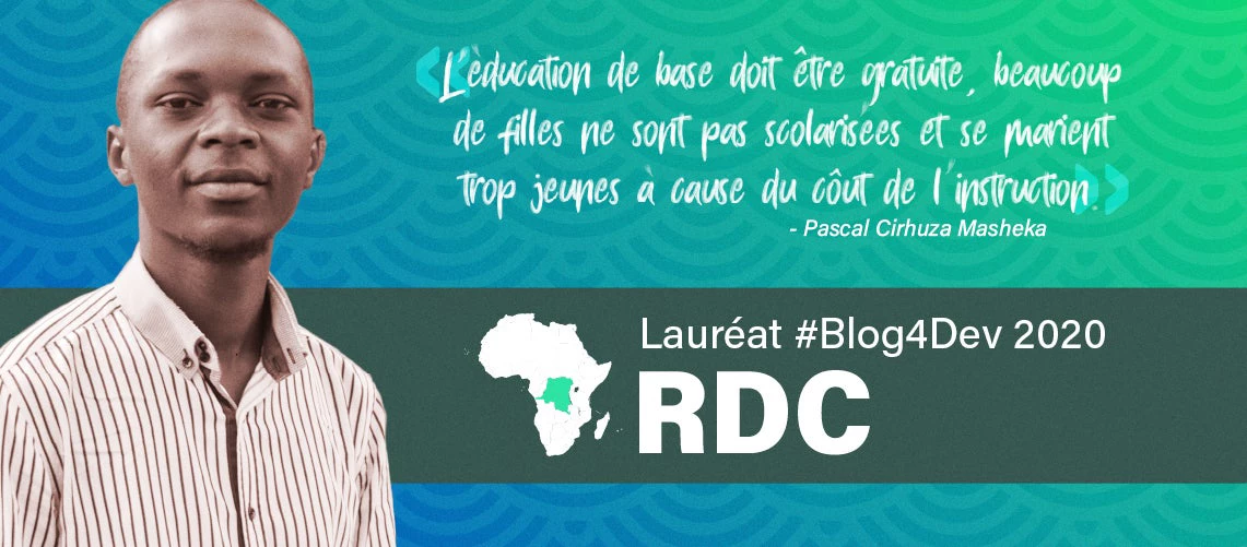 Pour Pascal, lauréat du concours Blog4Dev en RDC