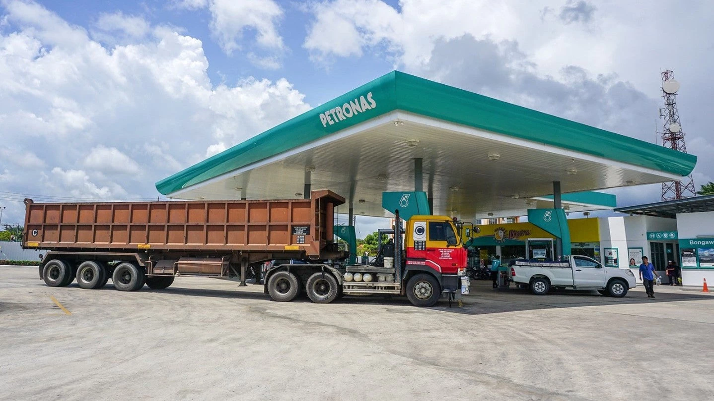 Petronas station in the state of Sabah