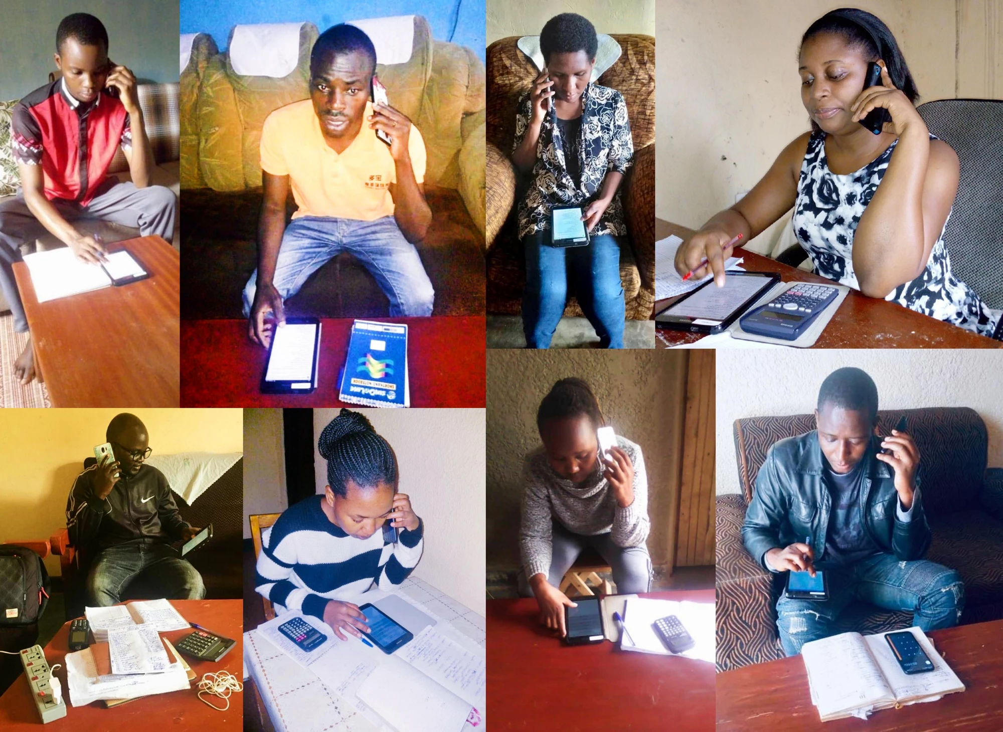 Enumerators Practicing Home Based Work