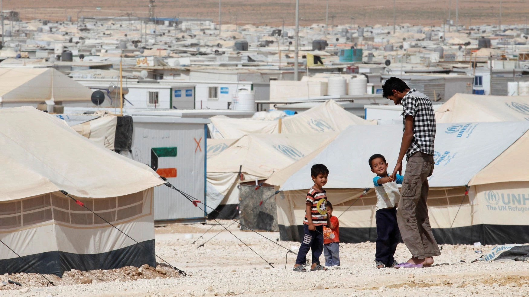 Zaatari refugee camp in Jordan © Dominic Chavez/World Bank