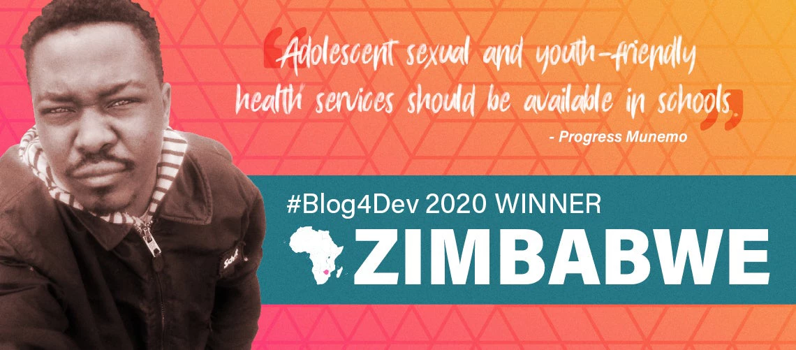 Progress Munemo, Blog4Dev Zimbabwe winner