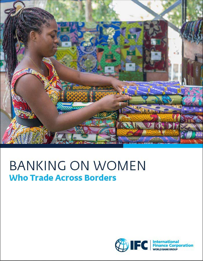 Report cover - Banking on Women Who Trade Across borders.