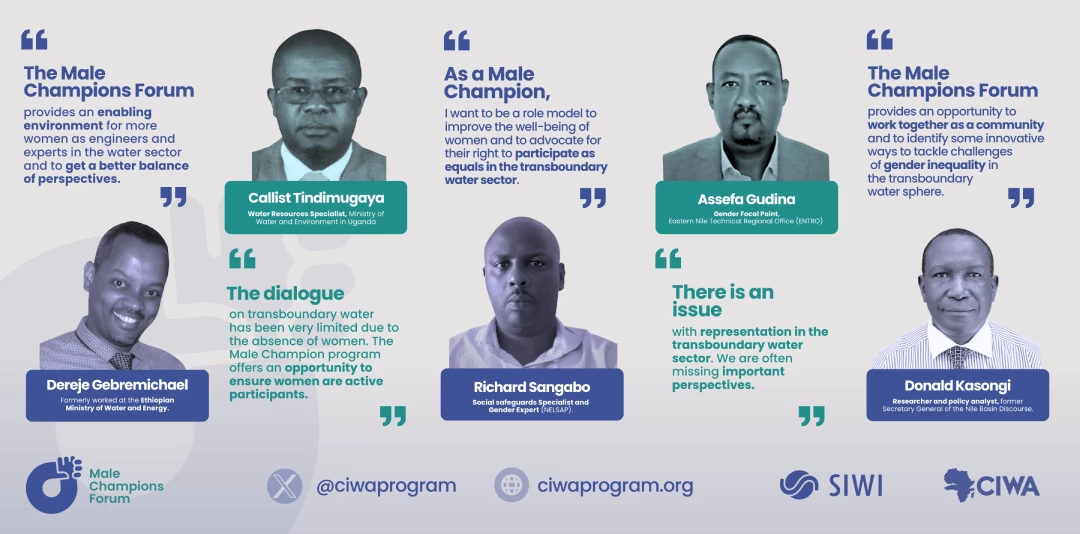 Participants in CIWA Program's Male Champions Forum