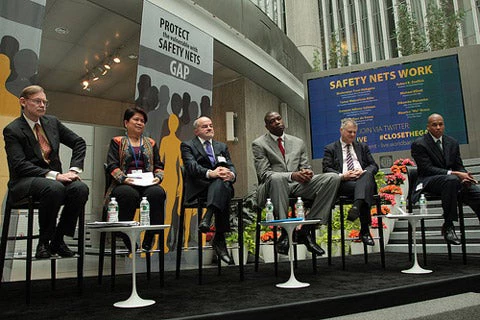 Panelists at the event 