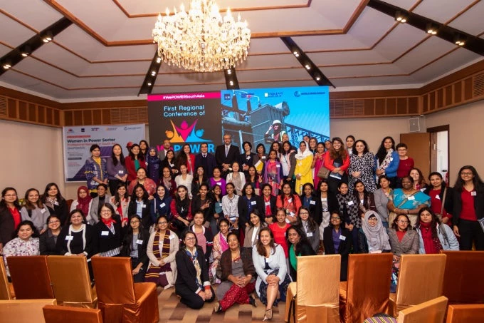 The World Bank Team, WePOWER Strategic and Institutional Partners (SIPs) and Nepal High School Female Students, Closing Session, Feb 21, 2019.