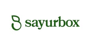 Logo of Sayurbox company. Link to the Sayurbox website.