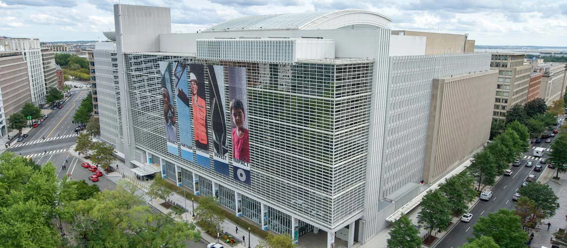 Sede cetral del Banco Mundial en la ciudad de Washington. 
