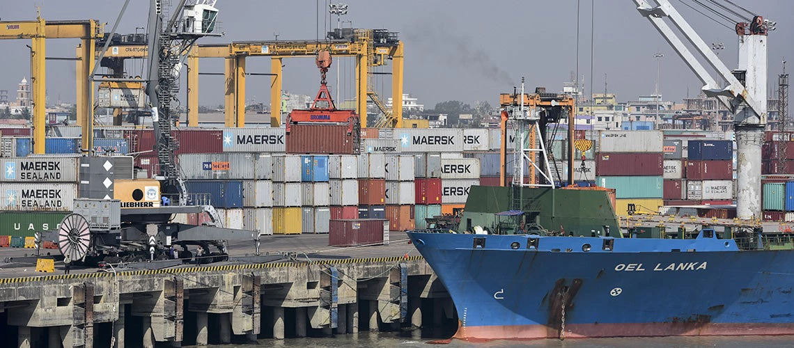 Container Ship at the Chittagong Port. | © shutterstock.com