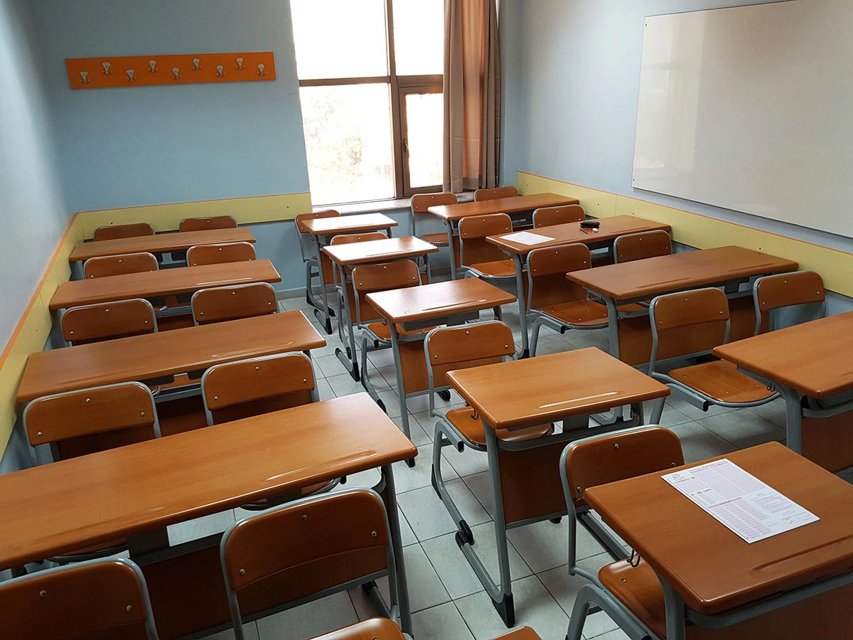 Empty classroom