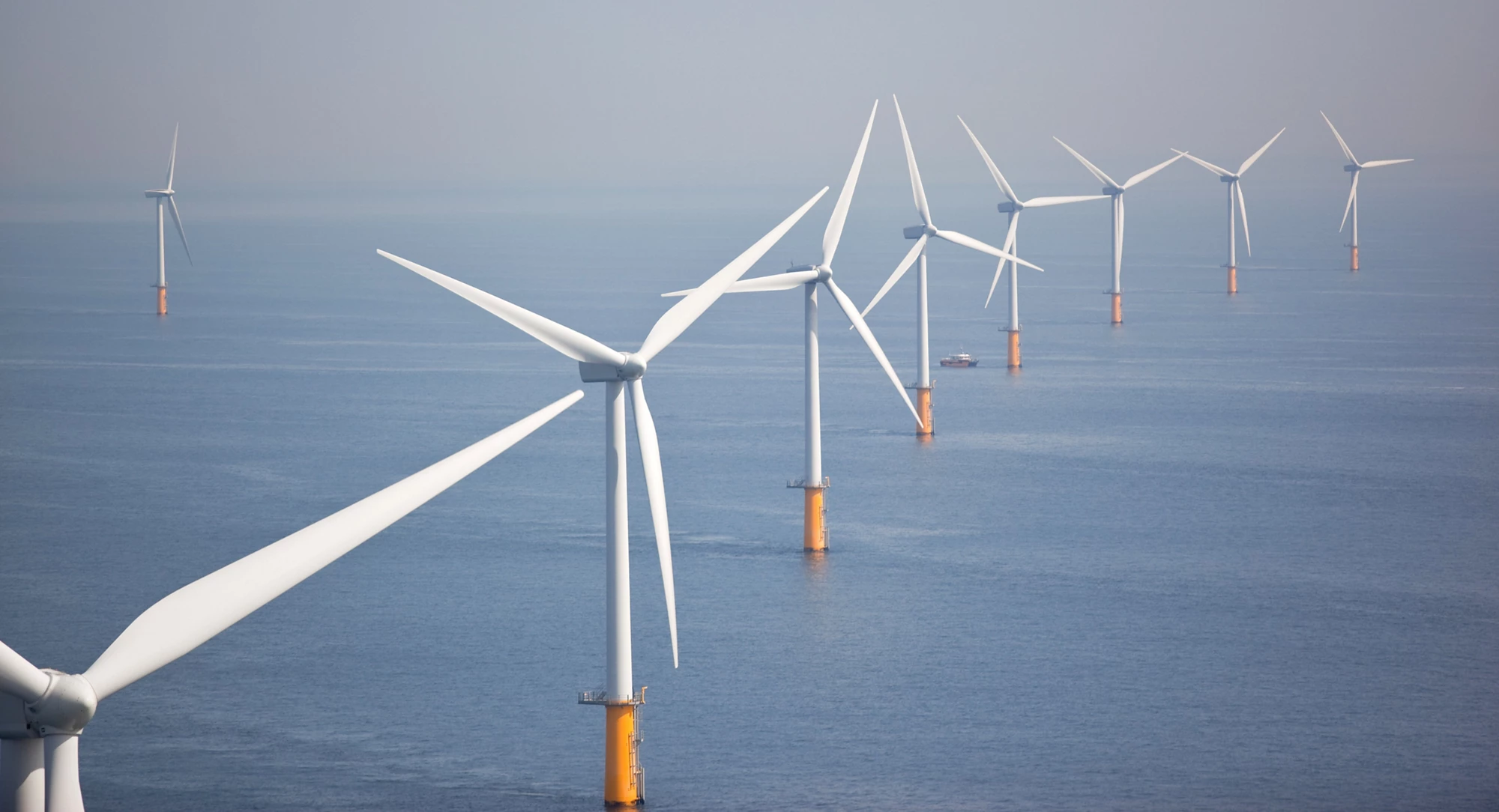 Offshore wind turbine farm