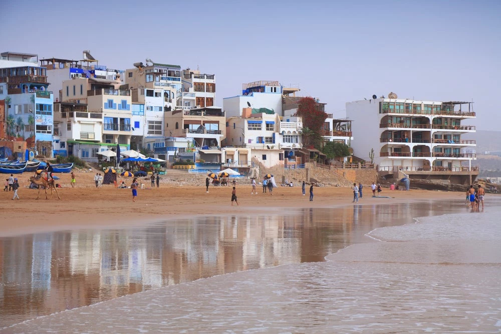 Taghazout, Morocco coast. (Shutterstock.com/Tupungato)