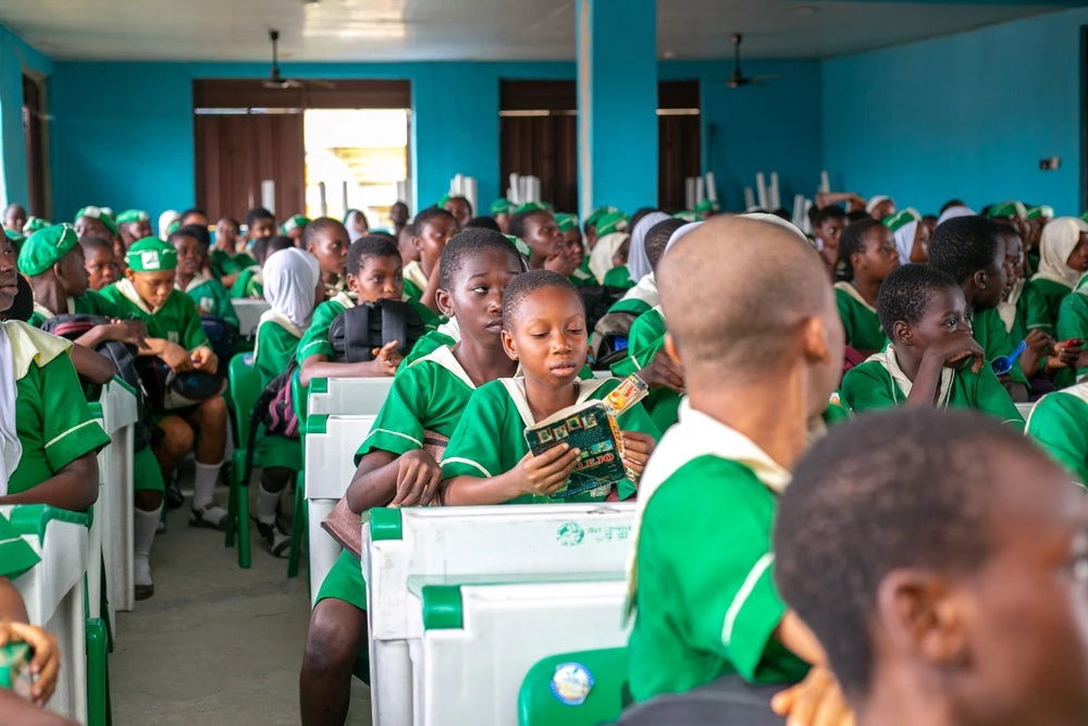 Schoolchildren in Lagos, Nigeria