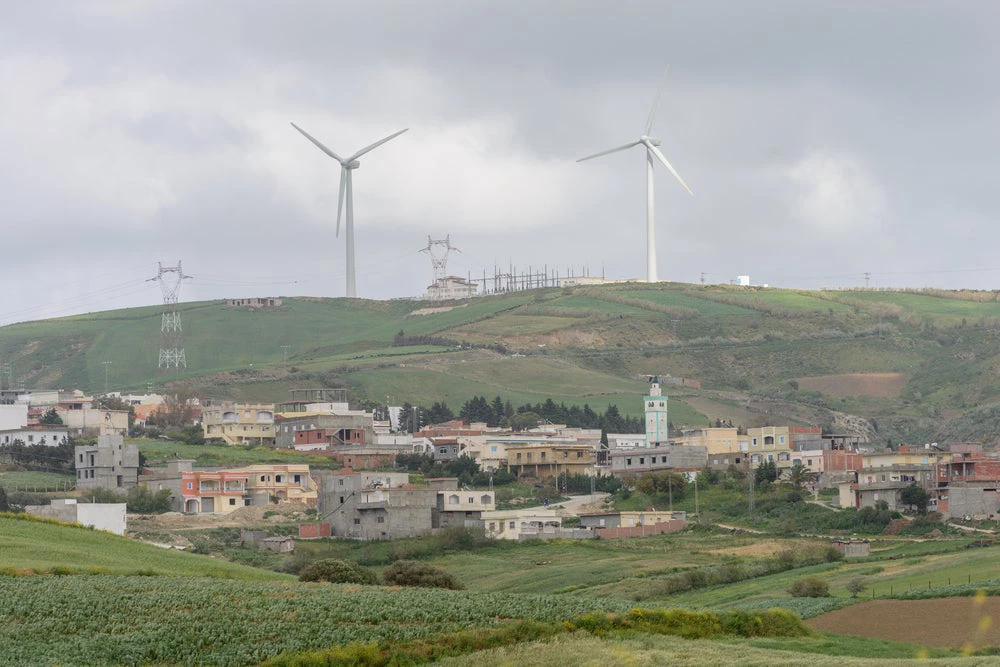 Wind turbine in Northern Tunisia, Bizerte Governorate. (Shutterstock.com/Mashhour)