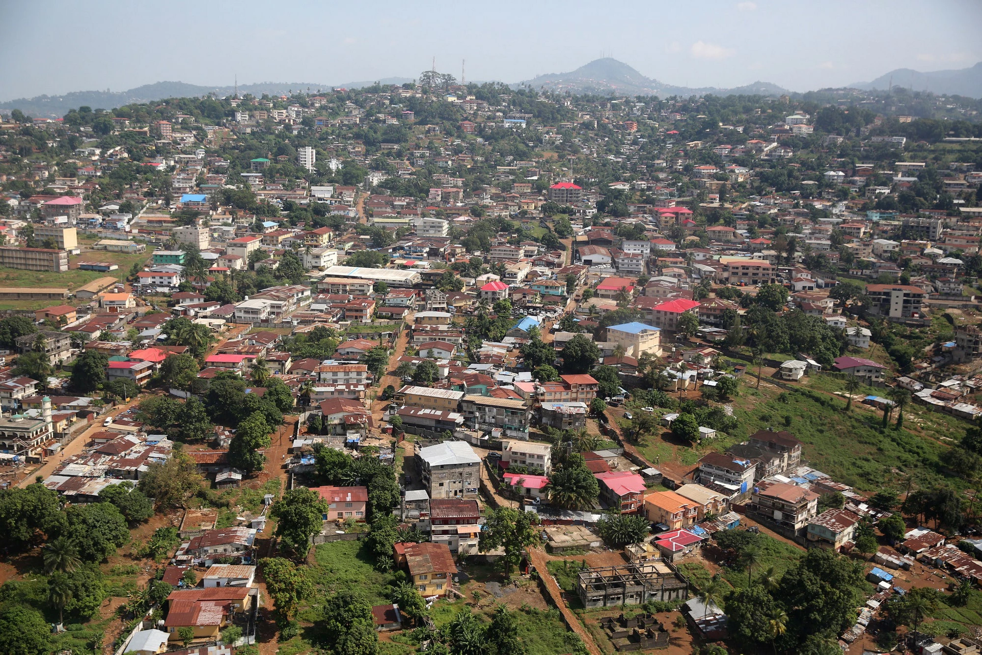 Sierra Leone-a View Of Freetown-dominic Chavez