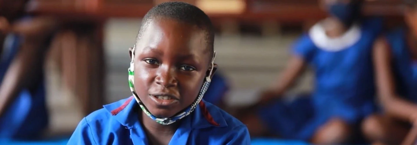 Boy in a classroom