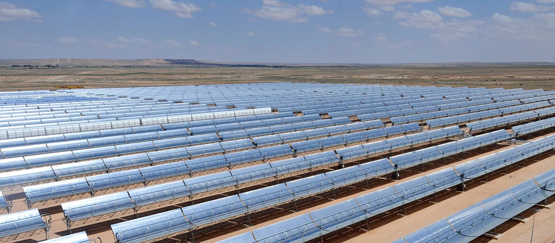 Ain Beni Mathar Integrated Combined Cycle Thermo-Solar Power Plant. | © Dana Smillie / World Bank