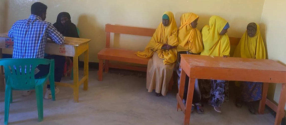 An all-girls team taking part in the Choices impact evaluation behavioral games. | © Save the Children Somalia REALM