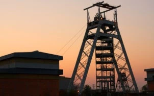 Gold mine in Johannesburg, South Africa